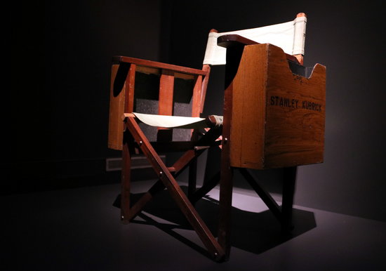A director's chair at the CCCB exhibit on Stanley Kubrick on October 23 2018 (by Pau Cortina)